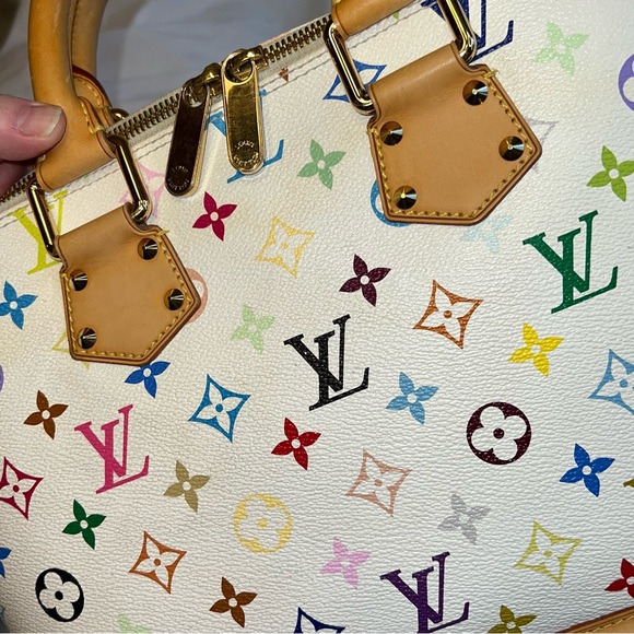 Authentic Louis Vuitton Multicolore Murakami Satchel - Alma - VINTAGE BEAUTY! - Picture 3 of 11